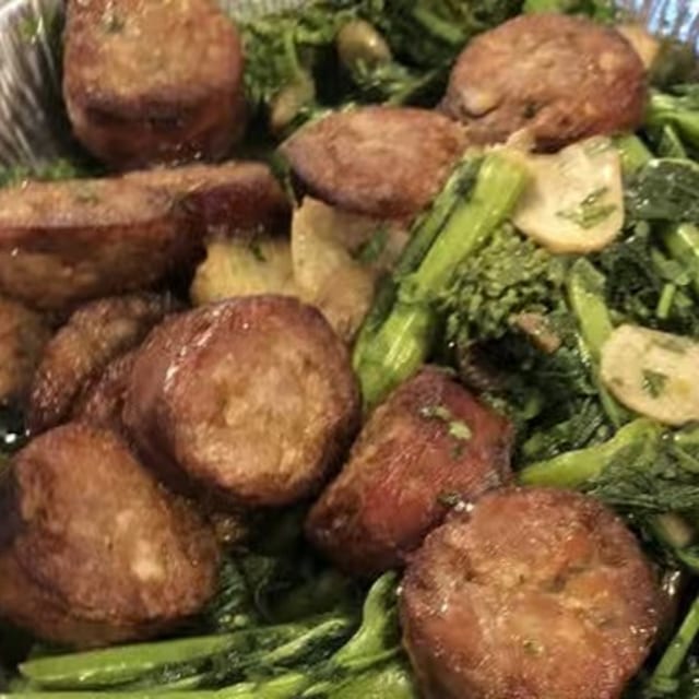 Broccoli Rabe & Sausage.