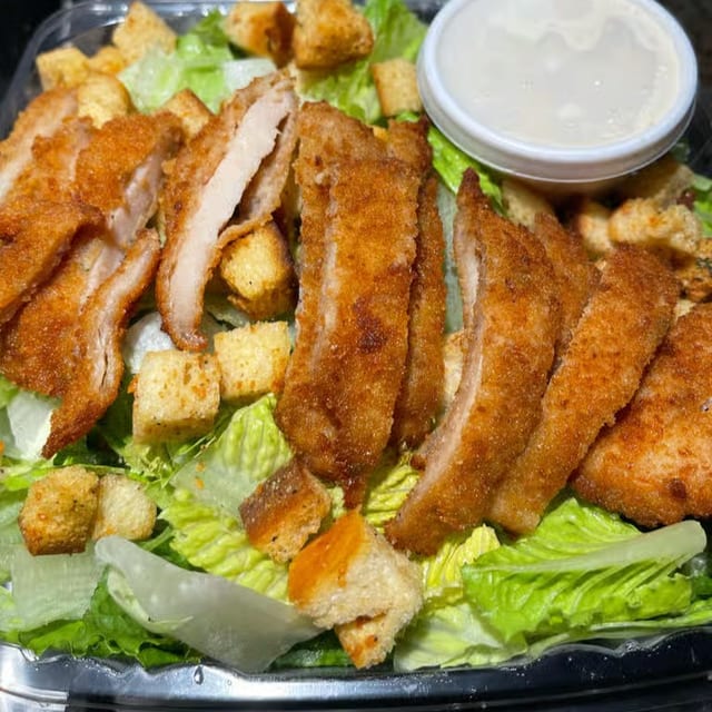 Chicken Cutlet Salad.
