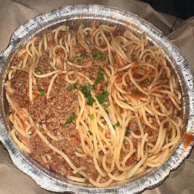 Spaghetti with Meat Sauce.