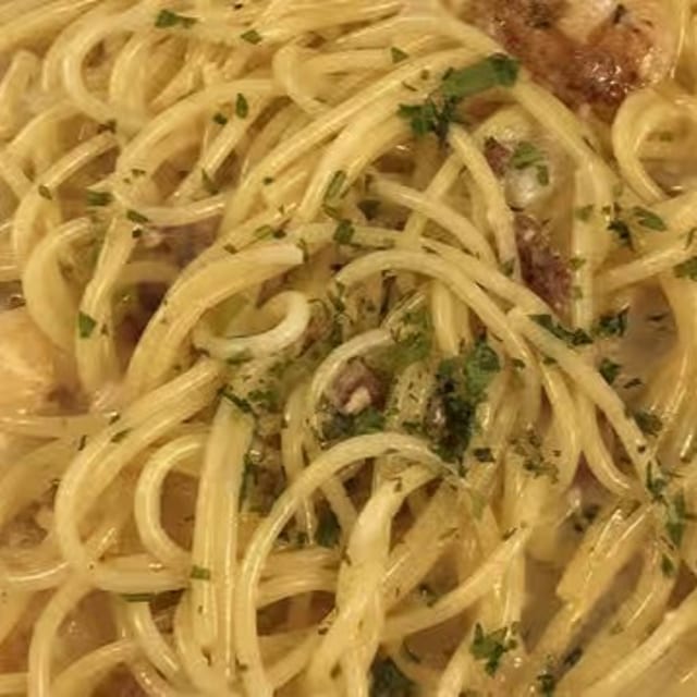 Spaghetti Carbonara.
