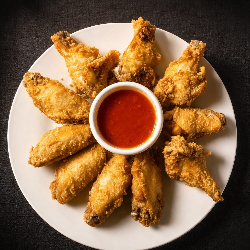 10 Pieces BBQ Wings.