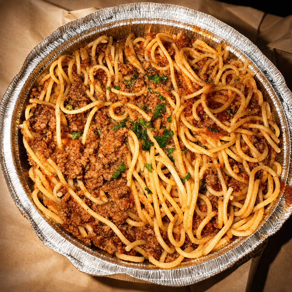 Spaghetti with Meat Sauce.