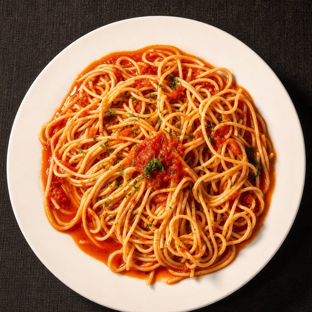 Spaghetti Marinara.