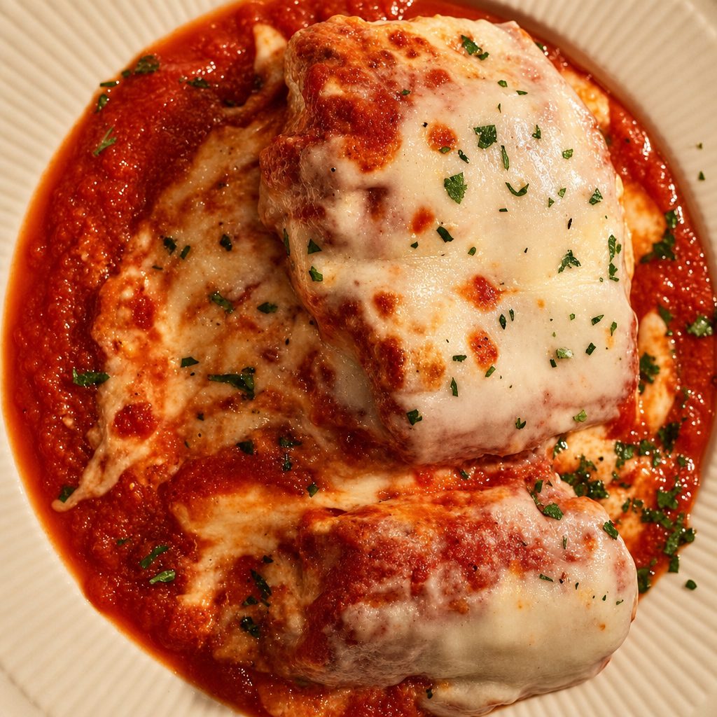 Eggplant Rollatini with Ricotta.